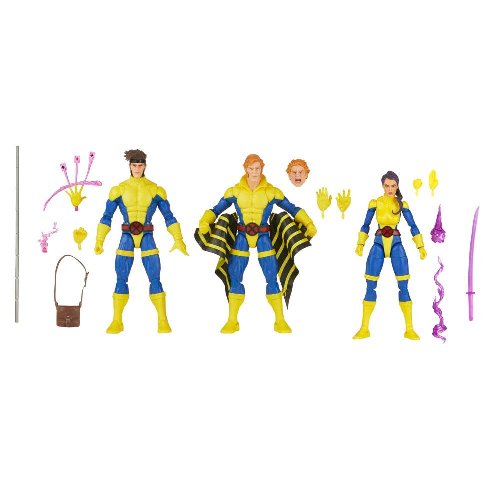 Marvel Legends: X-Men - Gambit, Marvel's Banshee
& Psylocke (60th Anniversary) 3-Pack Action Figures
(15cm)