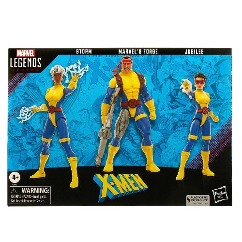 Marvel Legends: X-Men - Storm, Marvel's Forge &
Jubilee (60th Anniversary) 3-Pack Φιγούρες Δράσης
(15cm)