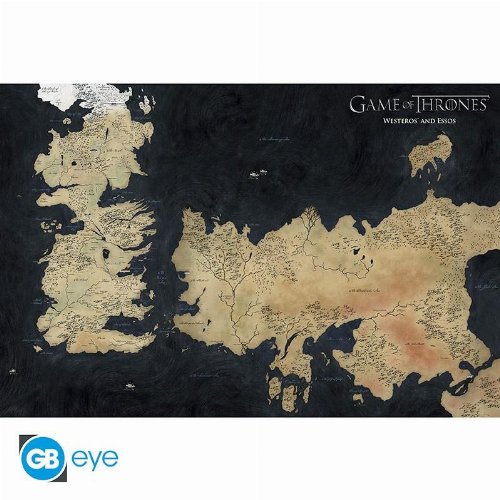 Game of Thrones - Westeros Map Αυθεντική Αφίσα
(92x61cm)