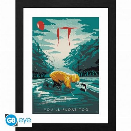 ΙΤ - Georgie You'll Float Too Αφίσα σε Κορνίζα
(31x41cm)