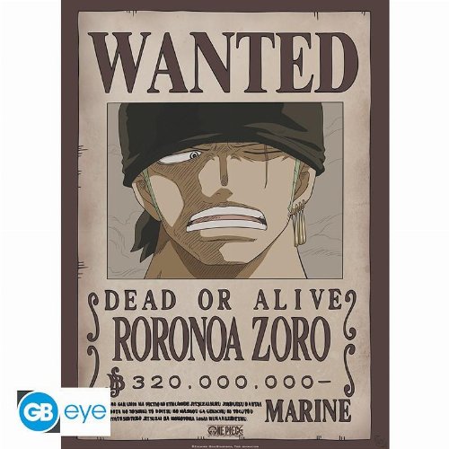 One Piece - Wanted Zoro Poster
(52x38cm)