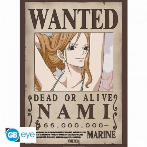 One Piece - Wanted Nami Αυθεντική Αφίσα
(52x38cm)