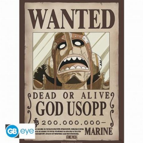 One Piece - Wanted God Usopp Αυθεντική Αφίσα
(52x38cm)