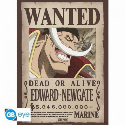 One Piece - Wanted Whitebeard Αυθεντική Αφίσα
(52x38cm)