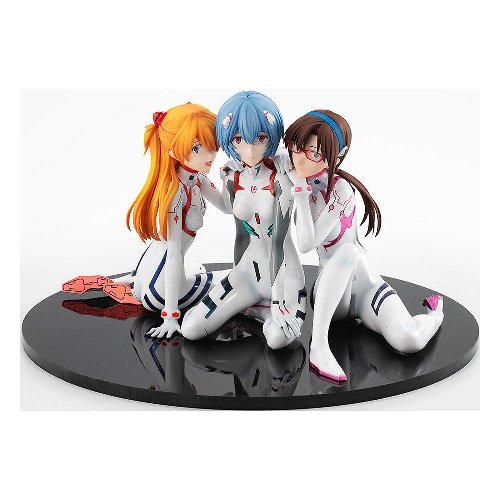 Evangelion: 3.0+1.0 Thrice Upon a Time -
Asuka/Rei/Mari: Newtype Cover Statue Figure
(12cm)