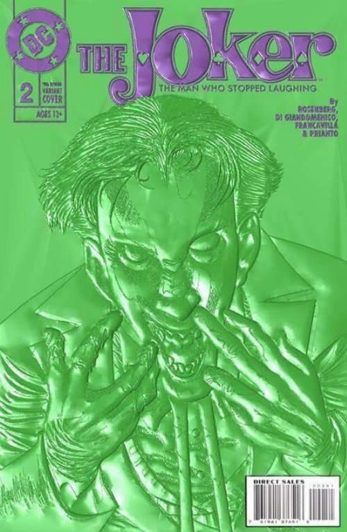 Τεύχος Κόμικ The Joker The Man Who Stopped Laughing #2
Jones Foil Variant Cover D