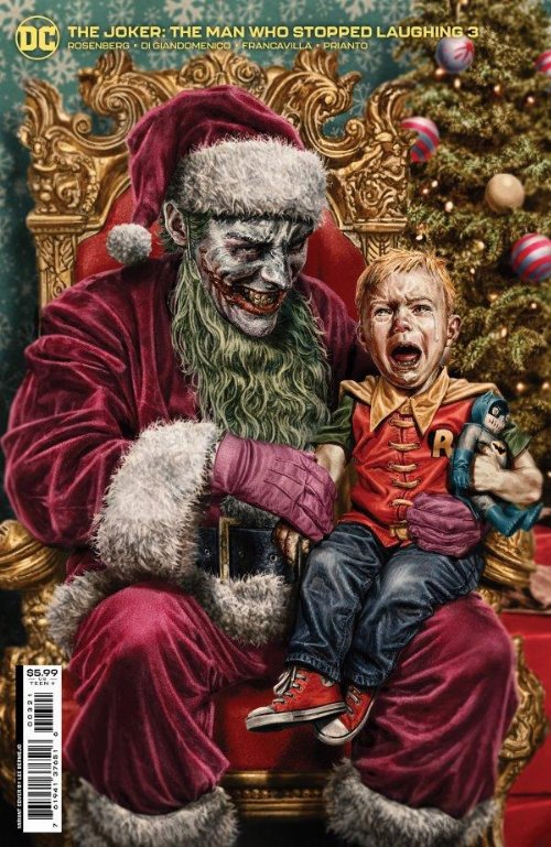 Τεύχος Κόμικ The Joker The Man Who Stopped Laughing #3
Bermejo Variant Cover B