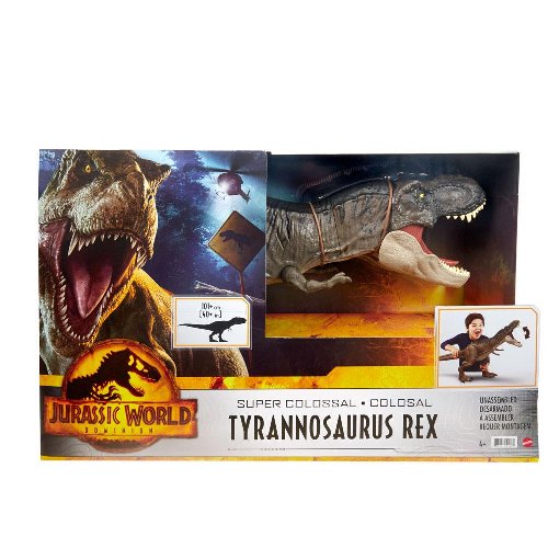 Jurassic World: Dominion - Super Colossal
Tyrannosaurus Rex Φιγούρα Δράσης (101cm)