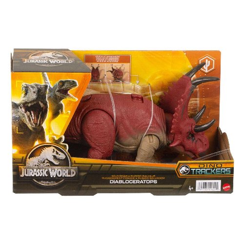 Jurassic World: Dino Trackers - Wild Roar
Diabloceratops Φιγούρα Δράσης (29cm)