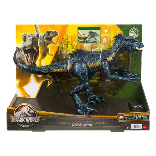 Jurassic World: Dino Trackers - Track 'n Attack
Indoraptor Φιγούρα Δράσης (42cm)