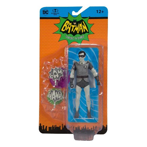 DC Retro - Batman 66: Robin (Black & White
TV Variant) Action Figure (15cm)