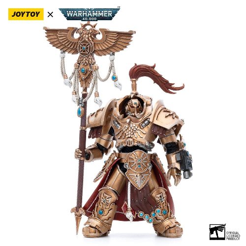 Warhammer 40000 - Adeptus Custodes Vexilus
Praetor in Allarus Terminator Armour Phelam Tolguror Action Figure
(14cm)