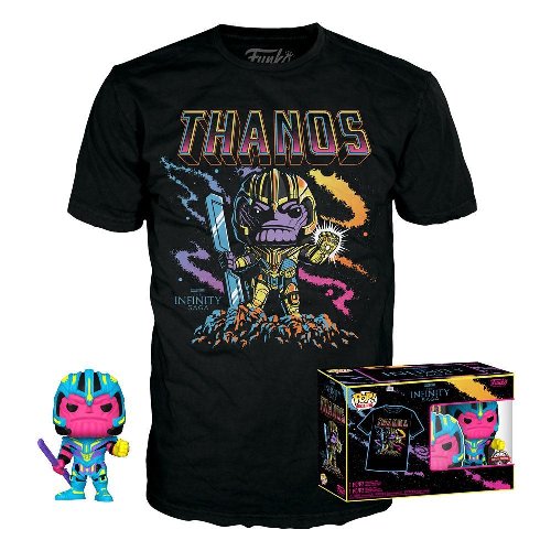 Συλλεκτικό Funko Box: Marvel - Thanos (Black Light)
POP! με T-Shirt