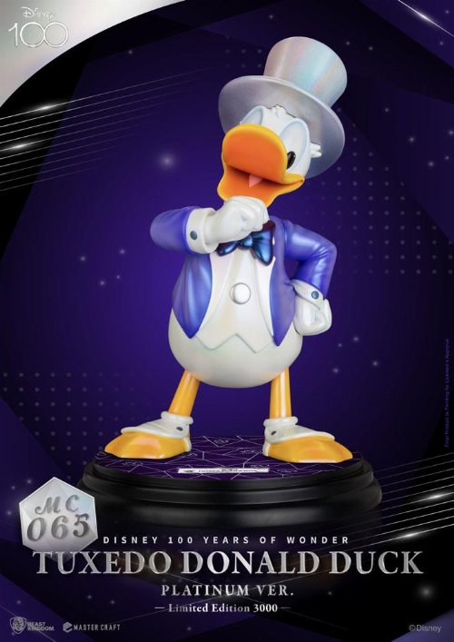Disney: Master Craft - Tuxedo Donald Duck (Platinum
Version) Φιγούρα Αγαλματίδιο (40cm) LE3000