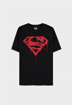 DC Comics - Superman Bloody Logo Black T-Shirt
(M)