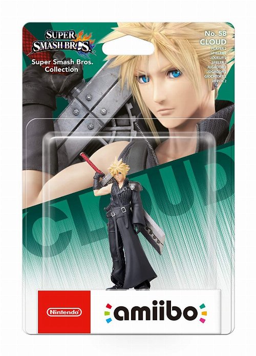 Nintendo Amiibo: Super Smash Bros - Cloud #58
Φιγούρα