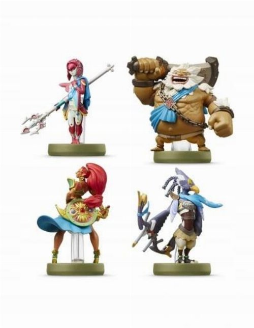 Nintendo Amiibo Zelda: Breath of the Wild - Urbosa,
Revali, Mipha & Daruk Σετ 4 Φιγούρες