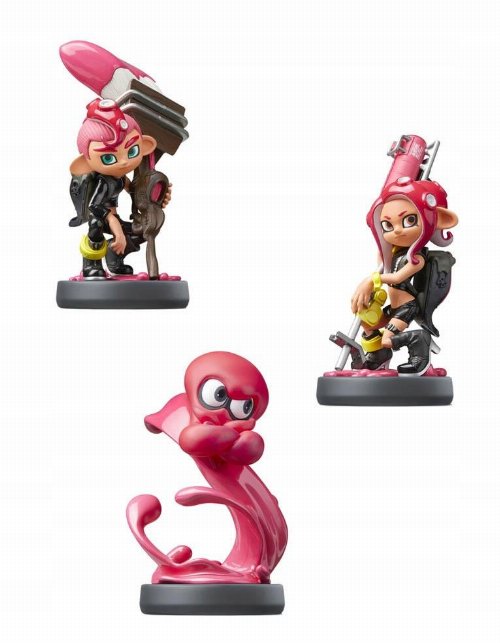 Amiibo: Splatoon - Octoling Boy, Octopus &
Girl 3-Pack Figures