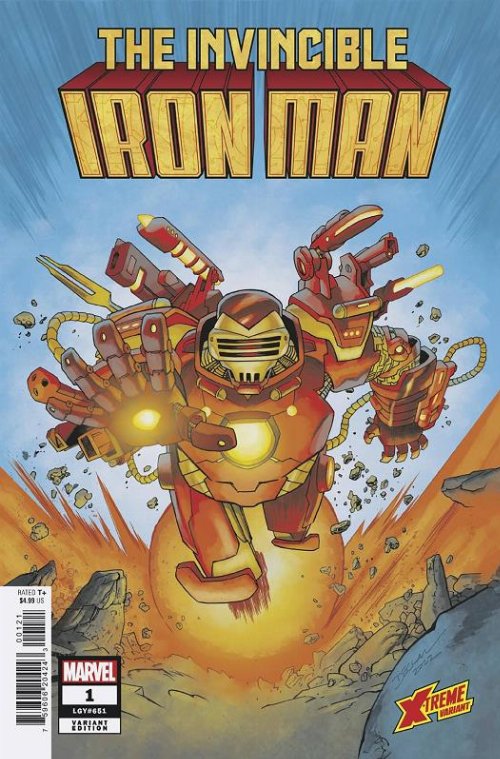 The Invincible Iron Man #01Shalvey X-Treme Marvel
Variant Cover