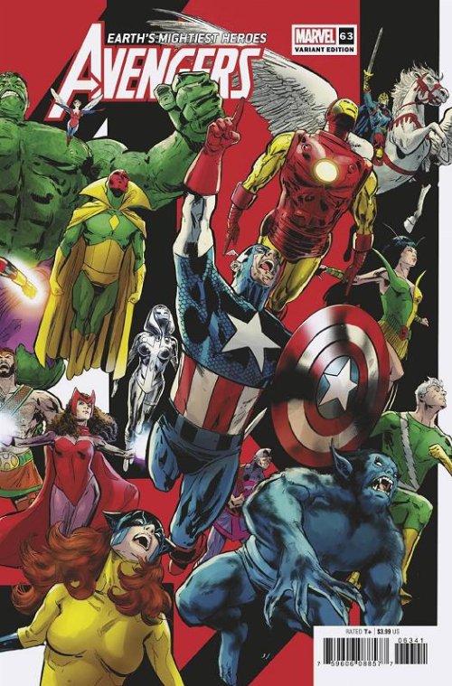 Avengers #63 Jimenez 70s Avengers Assemble Connecting
Variant Cover