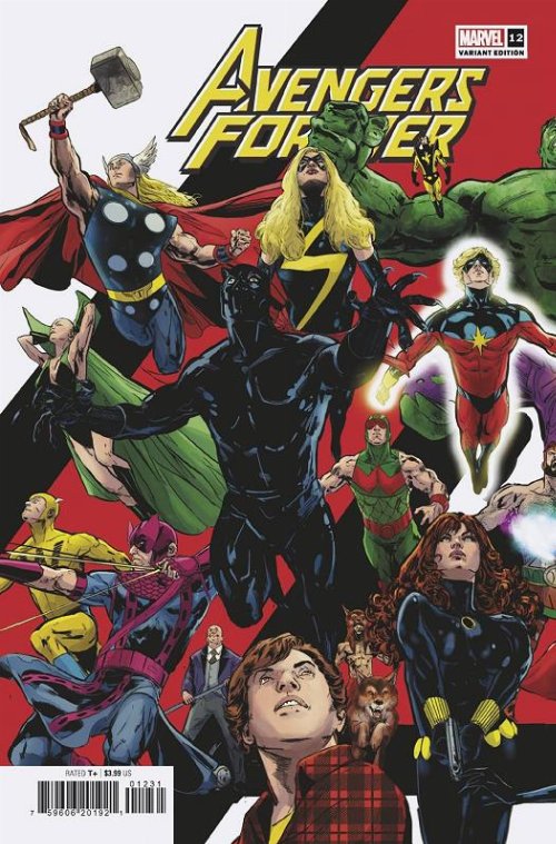 Avengers Forever #12 70S Avengers Assemble Connecting
Variant Cover