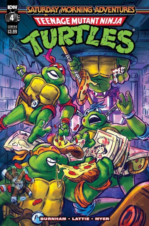Τεύχος Κόμικ Teenage Mutant Ninja Turtles Saturday
Morning Adventures #4 Cover C