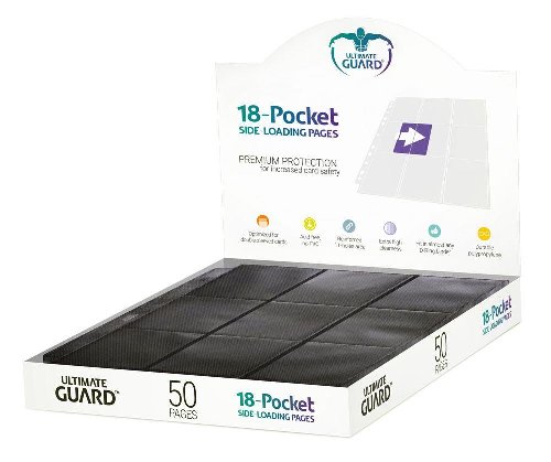 Ultimate Guard - Side-Loading Black 18-Pocket Pages
Box (50 pages)