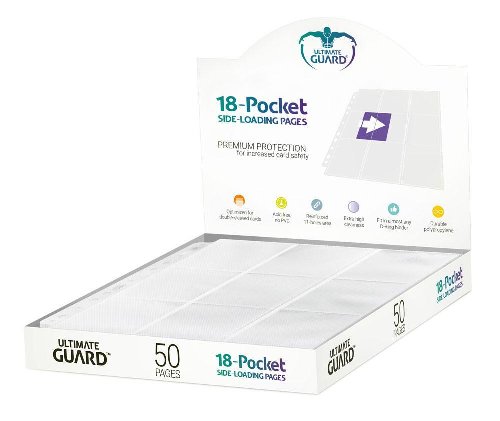 Ultimate Guard - Side-Loading White 18-Pocket Pages
Box (50 pages)
