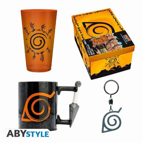 Naruto Shippuden - Premium Σετ Δώρου (Premium Glass,
3D Mug, Keychain)