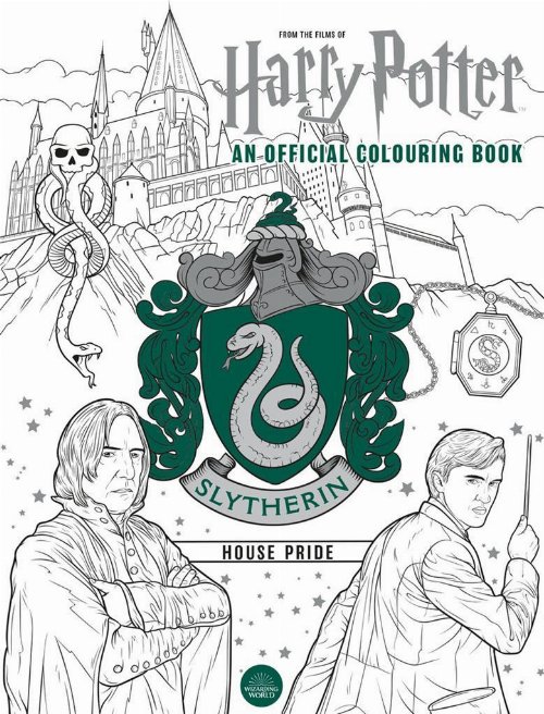 Harry Potter - Slytherin House Pride Colouring
Book