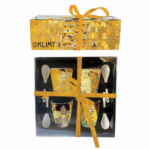 Art Series: Klimt - Gift Set (4 Mugs, 4
Spoons)