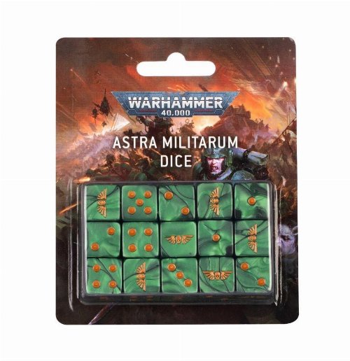 Warhammer 40000 - Astra Militarum Dice
Pack
