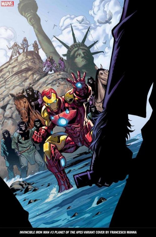 The Invincible Iron Man #3 Manna Planet Of The Apes
Variant Cover