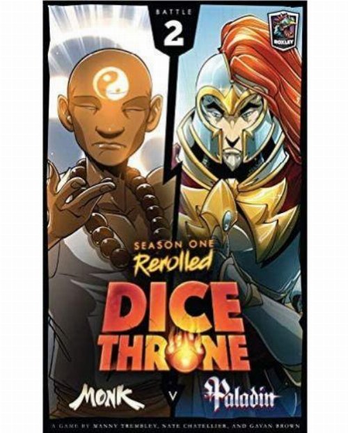 Dice Throne: Season One ReRolled - Monk v.
Paladin