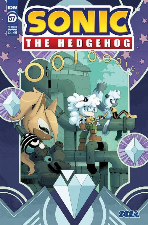 Sonic THe Hedgehog #57 Cover
B