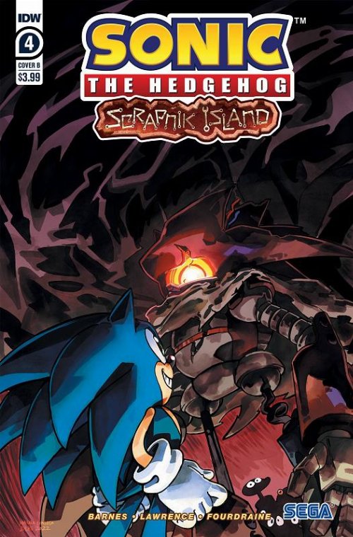 Τεύχος Κόμικ Sonic The Hedgehog Scrapnik Island #4
Cover B