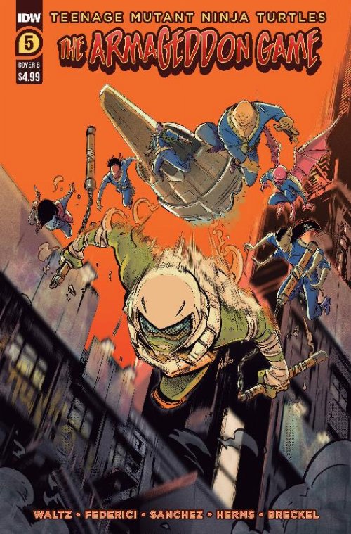 Τεύχος Κόμικ Teenage Mutant Ninja Turtles The
Armageddon Game #5 Cover B