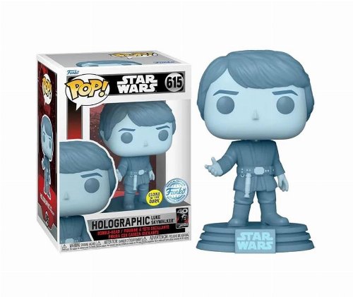 Figure Funko POP! Star Wars: Return of the Jedi
- Holographic Luke Skywalker (GITD) #615
(Exclusive)