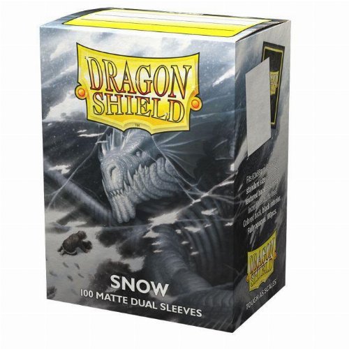 Dragon Shield Sleeves Standard Size - Matte Dual
Snow (100 Sleeves)