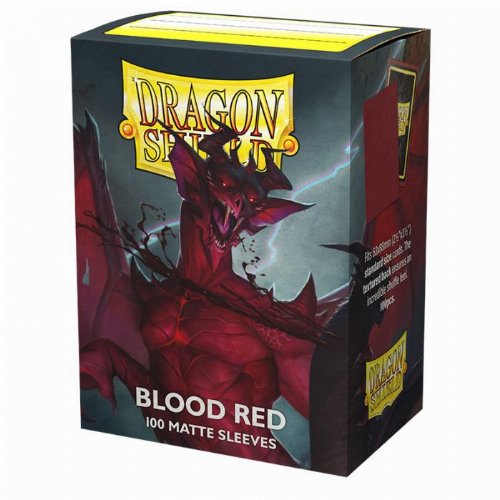 Dragon Shield Sleeves Standard Size - Matte Blood Red
(100 Sleeves)