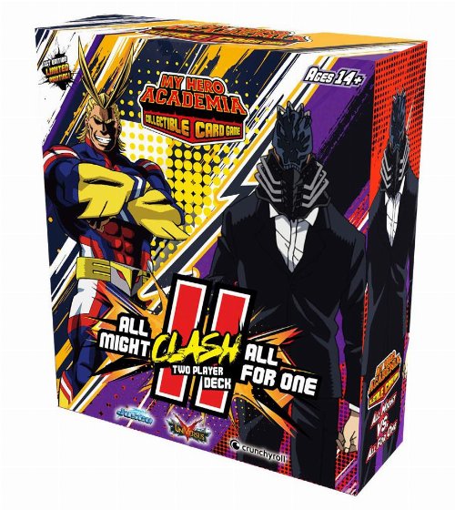 UniVersus CCG: My Hero Academia - All Might vs All For
One Clash Decks (2-Players Starter Decks)