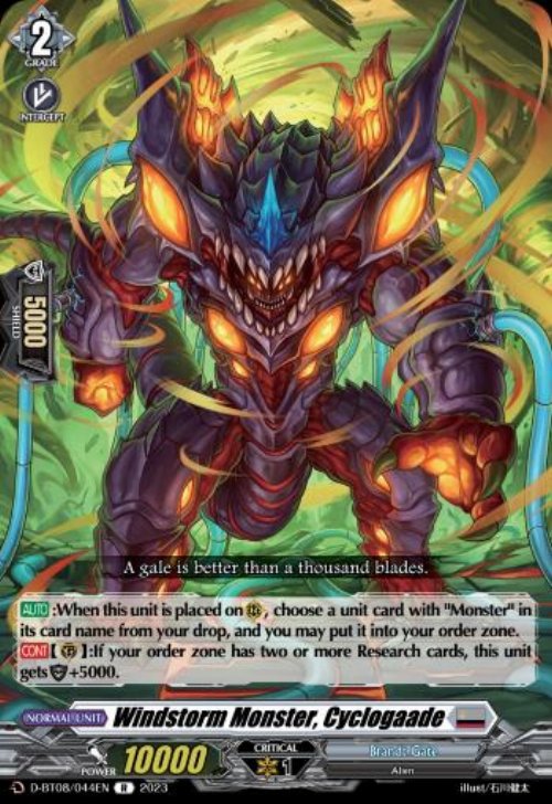 Windstorm Monster, Cyclogaade