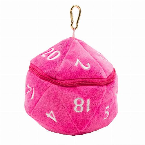 Dungeons & Dragons - D20 Plush Dice Bag - Hot
Pink