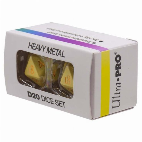 Ultra Pro - Vivid Yellow Heavy Metal D20 Σετ
Ζάρια