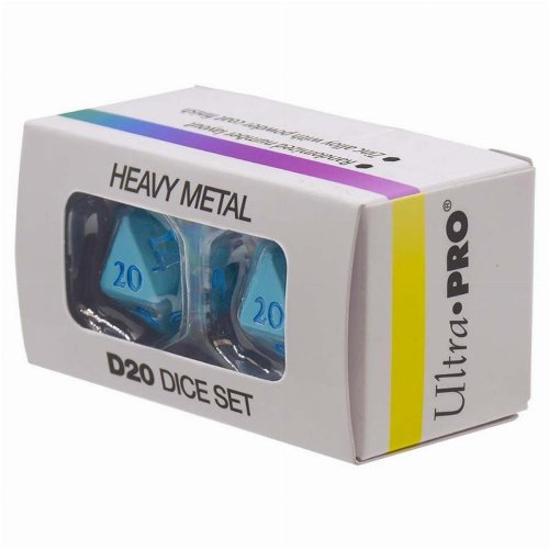 Ultra Pro - Vivid Light Blue Heavy Metal D20 Σετ
Ζάρια