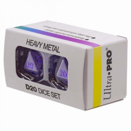 Ultra Pro - Vivid Purple Heavy Metal D20 Σετ
Ζάρια