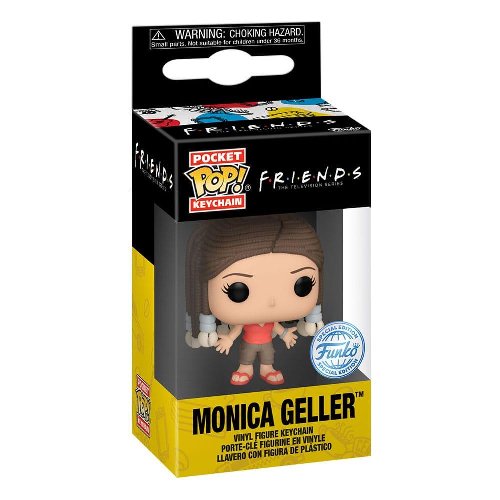 Funko Pocket POP! Μπρελόκ Τα Φιλαράκια - Monica Geller
with Braids Φιγούρα (Exclusive)