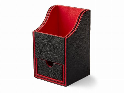 Dragon Shield Nest+ Box 100 - Black with
Red