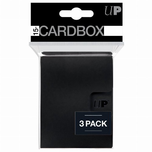 Ultra Pro 15+ 2-Piece Card Box - Black (3
Boxes)