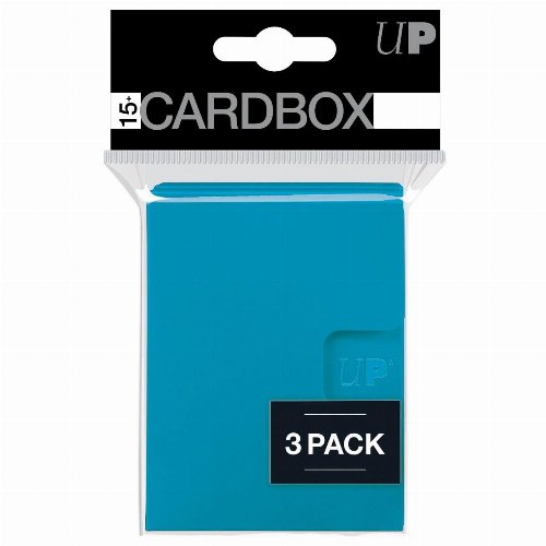 Ultra Pro 15+ 2-Piece Card Box - Light Blue (3
Boxes)